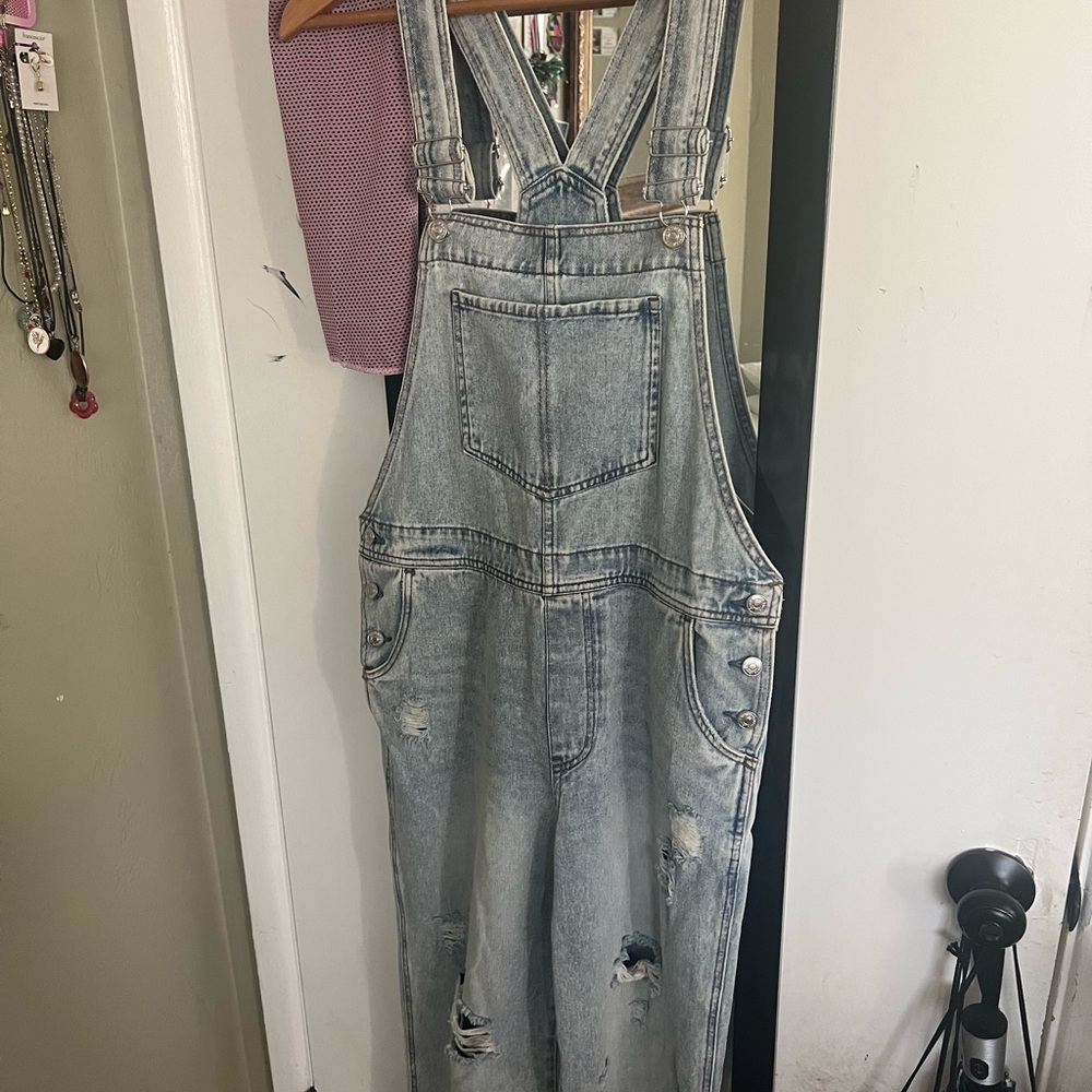 Jessica Simpson Light Blue Denim Overalls